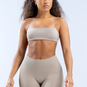 Nuovi Set eleganti da palestra traspiranti <span class=keywords><strong>Sexy</strong></span> da allenamento per il Fitness da donna 3 pezzi Set da Yoga tute sportive senza soluzione di continuità - Product Image 3