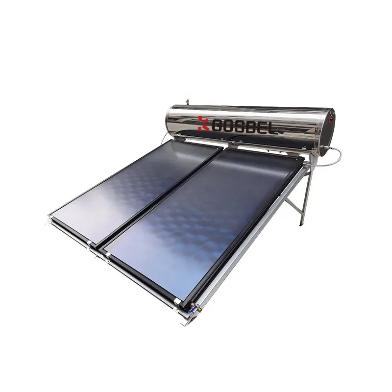 GOSBEL 200l सौर वॉटर हीटर दबावयुक्त फ्लैट-प्लेट सौर गीजर पैनल वॉटर हीटर