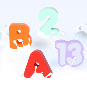 HOYE CRAFT-bloques digitales <span class=keywords><strong>de</strong></span> <span class=keywords><strong>madera</strong></span>, bloques a juego <span class=keywords><strong>de</strong></span> <span class=keywords><strong>letras</strong></span>, rompecabezas <span class=keywords><strong>de</strong></span> forma inteligente - Product Image 4