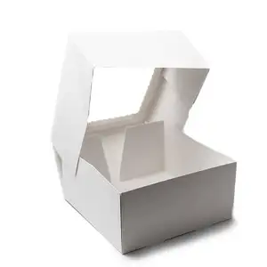 Hot Sale Recycelbare Luxus runde quadratische Kuchen boxen Mond kuchen Kuchen Verpackung Box Bäckerei
