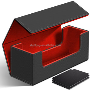 Venta caliente Premium PU Card Deck Storage Box 1000 + Sport Card Case <span class=keywords><strong>Rhett</strong></span> Brand Venta caliente Tarjeteros - Product Image 6
