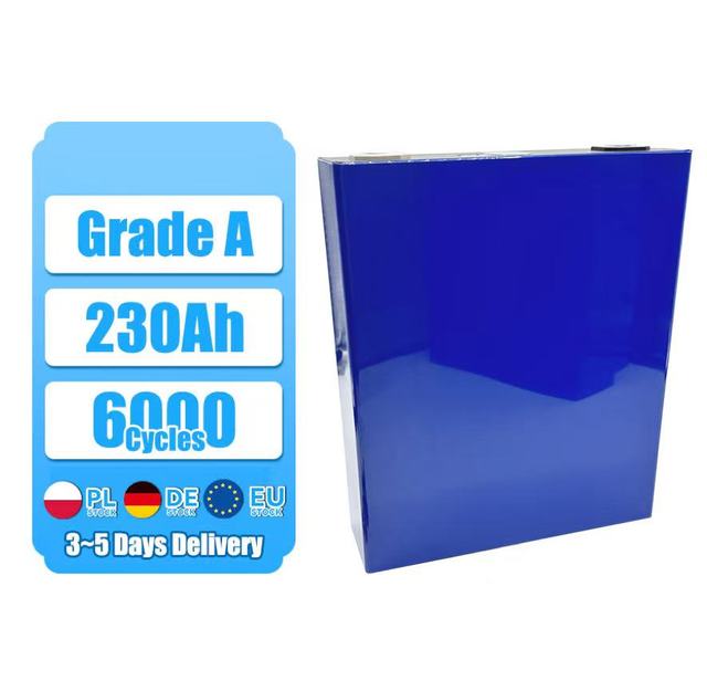 EU Stock 230Ah Prismatic Lithium Ion Battery for EVE 200Ah 230Ah Lifepo4 12V/12V 24V 48V 51.2V Battery Cases 12.8V/12V