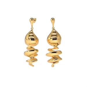Pendientes de Moda con Baño de Oro PVD, Acero Inoxidable 316L, Diseño Sostenible y Resistente - Product Image 2