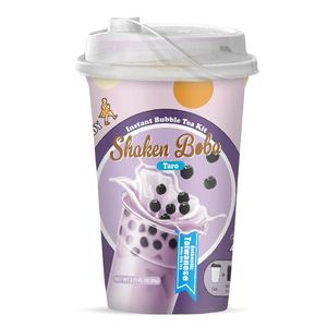 ALODY Préparation de thé aux bulles de taro biologique pré-mélangée avec un ensemble de 3 tasses - Product Image 5