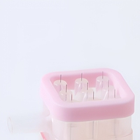 CONPUVON Pro Infusion Bar 9 aiguilles 34G 0-2mm à pointe réglable, antibactérien, étanche, en acier inoxydable et plastique pour soins du visage