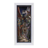 Dropshipping Lampe en papier sculpté d'anime Hary Diagonalley, lampe de nuit LED 3D, boîte à ombre encadrée, art en papier découpé au laser, lampe de nuit d'anime