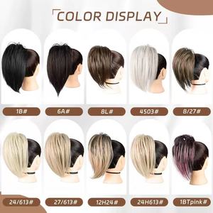 คลิปหนีบผมหางม้าแบบหนาฟู วิกผมใยสังเคราะห์แบบน้ำตก สำหรับผู้หญิง สวมใส่ได้ทุกวัน - Product Image 2