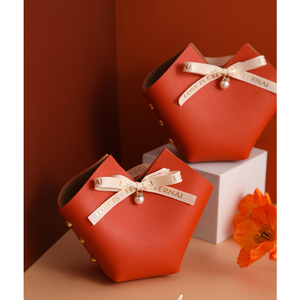 Leather <strong>Gift</strong> Packaging Bags Wedding Guest <strong>Gifts</strong> Box Basket Decoration Tray Snack <strong>Small</strong> <strong>Boxes</strong> - Product Image 2