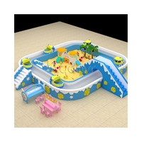 Cours d'eau pour enfants Rafting Wonderland Water Park Installations d'aire de jeux flottantes Ice And Snow World Theme Waterway Rafting