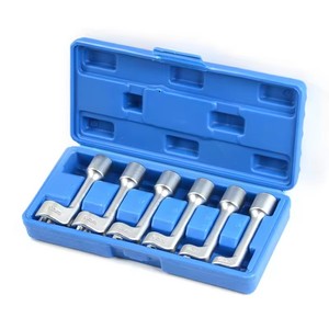 12pt 1/2" Drive L-Type Diesel Injector <strong>Fuel</strong> <strong>Line</strong> Sockets Wrench <strong>Set</strong> 12/14/16/17/18/19mm - Product Image 6