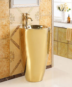 <span class=keywords><strong>WC</strong></span> mural de luxe en céramique dorée, forme ronde, <span class=keywords><strong>suspendu</strong></span> au mur, couleur dorée - Product Image 5