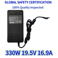 Adaptateur d'alimentation 330W 19.5V 16.9A ignifuge et écologique, remplacement DC 5.5 1.7mm compatible avec le chargeur Delta ADP-330AB Clevo P870DM