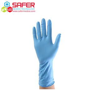 ถุงมือไนไตรล์ทางการแพทย์แบบยาวพิเศษ ปราศจากแป้ง สวมใส่สบาย นุ่ม ใช้แล้วทิ้ง กันน้ำ น้ำหนักเบา สำหรับการผ่าตัด ทำความสะอาดบ้าน และงานอาหาร - Product Image 6