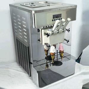 Máquina de Helado Suave YourTime 30L/h 2+1 Sabores Mixtos, Máquinas para Helado Suave con Certificación ETL y CE, Bomba de Aire, Máquina para <span class=keywords><strong>McFlurry</strong></span> y Acai Bowl - Product Image 4