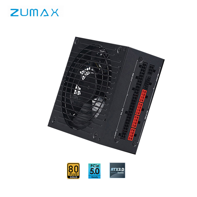 Zumax High Quality Standard ATX 3.0  PC Power Supply Fully Modular 80 Plus GOLD 850w 750w 650w 550w