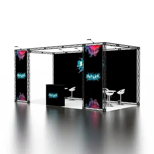 Custom Design Portable Quality Aluminum Truss Frame Expo Tradeshow Stand Display Modular Exhibition Trade Show Booth Display
