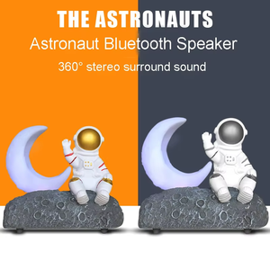 Adornos de decoración del hogar Productos de tendencia 2025 Nuevas llegadas Astronauta <span class=keywords><strong>Luna</strong></span> Lámpara Corán Altavoces de alta calidad - Product Image 3