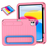 HGD Nouvelle coque rose pour tablette iPad A16 11e génération 2025 10e génération 10,9 pouces 2022, coque antichoc en silicone pour tablette