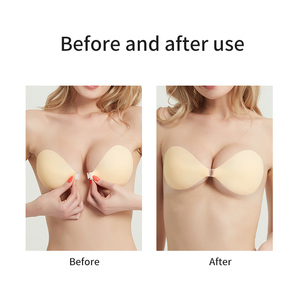 Vendita calda <span class=keywords><strong>reggiseno</strong></span> Push up invisibile senza spalline in Silicone riutilizzabile opaco <span class=keywords><strong>con</strong></span> Blister - Product Image 2