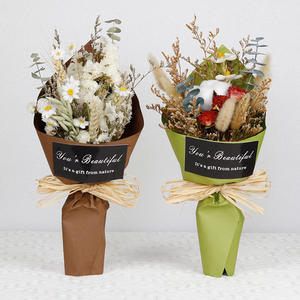 San valentino Ramo Flores Secas Mini augurante coniglio regalo di <span class=keywords><strong>compleanno</strong></span> fiore secco festa della mamma Bouquet di <span class=keywords><strong>fiori</strong></span> pressati - Product Image 1