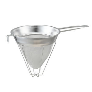 Funil de Cozinha Comercial em Aço Inoxidável 304 com Base e Peneira Cônica - Product Image 2