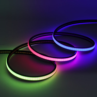 Logo personnalisé Lampes néons de jeu RVB Alimenté par USB Synchronisation de la musique en temps réel Contrôle par APP PC Battlestation Source à distance LED Évalué IP65
