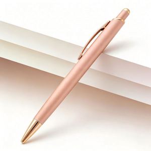 Rose Gold Luxury Metal Ballpoint <b>Pens</b> Wholesale Promotional Business Slim Signature <b>Pen</b> Custom <b>Pen</b> for Corporate Advertising - Product Image 5
