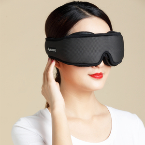 Masque <span class=keywords><strong>pour</strong></span> <span class=keywords><strong>les</strong></span> <span class=keywords><strong>yeux</strong></span> en tricot profilé 3D grande taille coupe réglable <span class=keywords><strong>bandeau</strong></span> de sommeil <span class=keywords><strong>pour</strong></span> un usage domestique fournitures de santé des <span class=keywords><strong>yeux</strong></span> masque de sommeil noir - Product Image 2