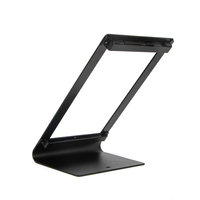Support de tablette Android multi-touch en forme de L personnalisé pour la commande de menus de restaurant, support de point de vente pour le comptoir de paiement, support de bureau