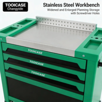 Coffre à outils roulant en acier à 8 tiroirs, robuste et de qualité supérieure, pour garage et atelier