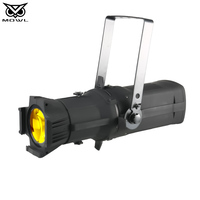 Projecteur LED COB DMX 200W blanc chaud/froid en plastique pour scène, théâtre, studio de télévision et spectacles
