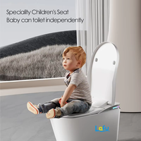 Salle de bain de luxe une pièce bidet automatique commode bidet intelligent au sol toilette intelligente automatique japonaise