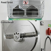EM-20 Automatische RVS Fruit- en Groentesnijder/Schaafmachine, 2-6mm verstelbaar, voor voedselverwerkende bedrijven