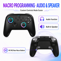 Control de Juego Inalámbrico S105 BT con Joystick RGB 3D Hall, Control de Movimiento de 9 Ejes, Compatible con Switch 2/Android/IOS/PC/TV Box