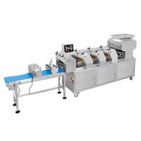 Machine à former des nouilles entièrement automatique, intelligente et commerciale, en acier inoxydable, ligne de production de nouilles, garantie 1 an, Chine