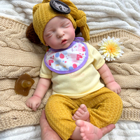 Poupée Bébé Reborn en Silicone Personnalisée en Usine, 45 CM, Fille, Réaliste, Création Artistique, Compagnon pour Personnes Âgées, Cadeau de Fêtes