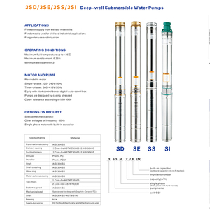 Bomba Centrífuga <span class=keywords><strong>de</strong></span> Acero Inoxidable <span class=keywords><strong>de</strong></span> Baja Presión para Riego Agrícola, Certificación CE, Larga Vida Útil, <span class=keywords><strong>Agua</strong></span> Limpia, Pozo Profundo - Product Image 3