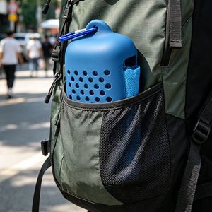 Étui de rangement portable pour serviettes, écologique, avec logo personnalisé, pochette en silicone réutilisable à refroidissement rapide pour adultes, nouveau design - Product Image 2
