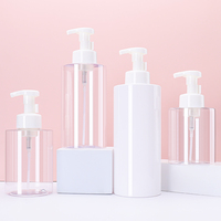 Bouteille vide personnalisée en mousse 300ml-1000ml en plastique PET avec pompe de scellage pour mousse nettoyante visage ou mains, flacon pompe pour savon liquide moussant