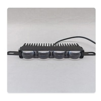 Luces Auxiliares Externas para Automóvil de 4 Lentes, Luces LED para Parrilla, Luces Antiniebla para Conducción, Luces de Trabajo para Vehículos Todoterreno, Camiones y SUV
