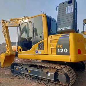 รถขุดโคมัตสึ PC120-8 ขนาดกลาง จัดส่งฟรี ราคาถูก รถขุดไฮดรอลิกแบบตีนตะขาบมือสอง รถขุดสำหรับงานเกษตร - Product Image 1