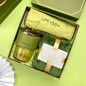 Ensemble de parapluies en stock, possibilité d'ajouter un logo, ensembles cadeaux de qualité pour les femmes, parapluie avec boîte cadeau, promotions et affaires - Product Image 1