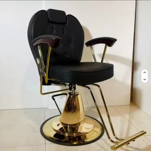 New Design Cream Color Hot Sale Modern Barber Salon Styling Chair Hairdressing Chair Saloon Chairs for Beauty Salon - Product Image 5