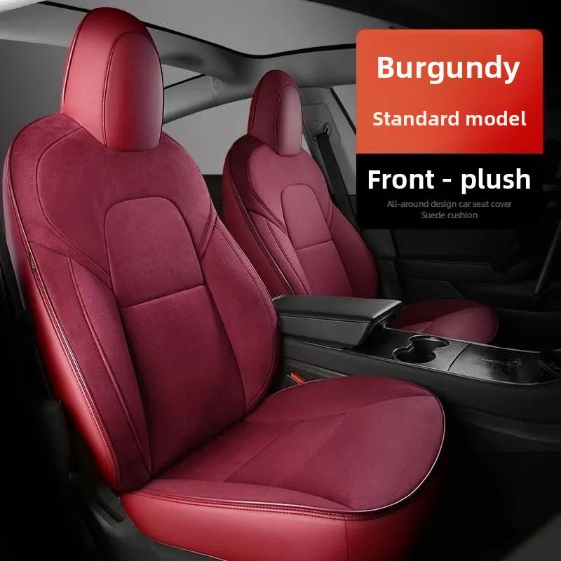 Modelo estándar de ante rojo vino con frente.