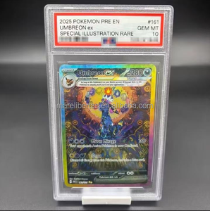 การ์ดสะสมปรับแต่งได้ EX โปเกมอนการ์ด Prism PTCG 151 Surge of Fire บูสเตอร์แบทเทิลการ์ดจากอังกฤษ การ์ดแลกเปลี่ยนพร้อมคะแนน PSA - Product Image 1