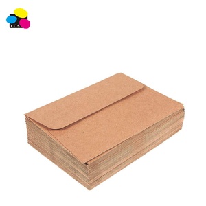 50 Gói Quảng Trường Flap Tốt Nhất Nâu Tái Chế Giấy Kraft Lời Chào A4 Lời Mời Phong Bì Cho Thư Kỳ Nghỉ Thẻ - Product Image 2