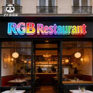 Insegne Luminose a LED 3D Personalizzate Moderne, Colorate, per Decorazione Ufficio, Illuminazione Edifici, Innovazione, Uso Automobilistico, IPX4 - Product Image 3