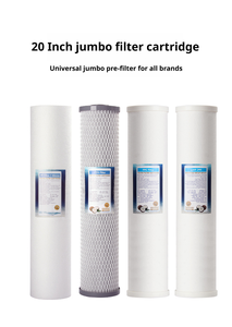 Système de filtration d'eau commercial pour toute la maison, filtre à eau composite Big Blue à haut débit de 20 pouces, filtration multi-étapes, 1 an - Product Image 1