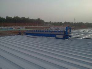 Máquina de fabricación de rollos de Panel de techo, línea de producción de láminas IBR metálicas para azulejos - Product Image 6