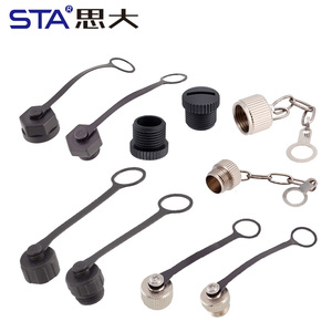 M12 nhựa chống bụi bên trong bên ngoài vít bụi Bìa Bảng điều khiển gắn kết kết nối chủ đề Nắp bụi - Product Image 1